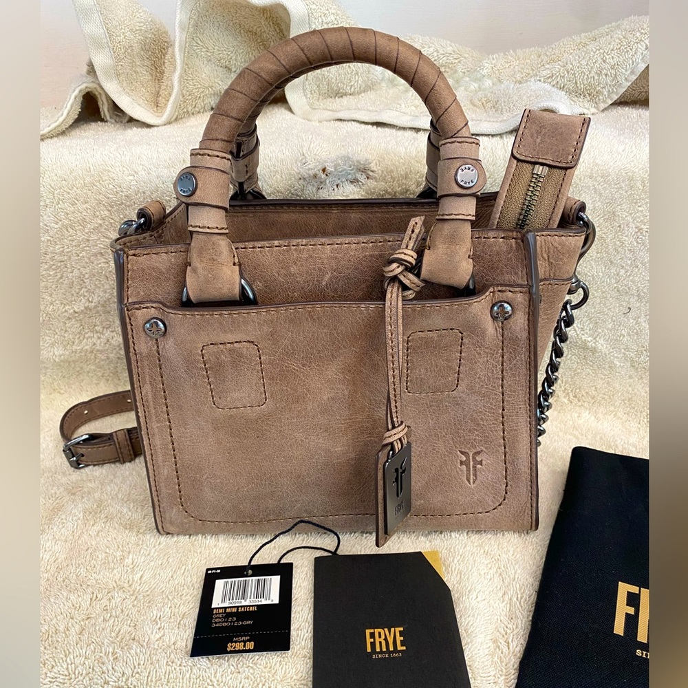 Beautiful FRYE Demi Mini crossbody satchel